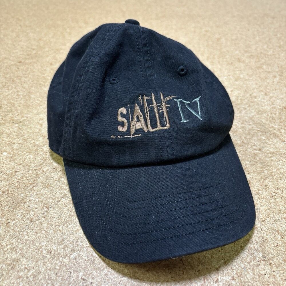 Saw IV Movie Lionsgate Adjustable Black Baseball Cap Hat